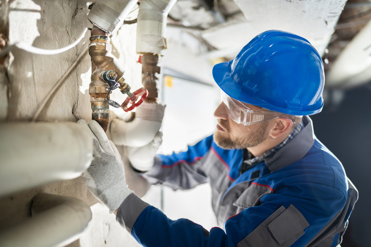 water damage repairman